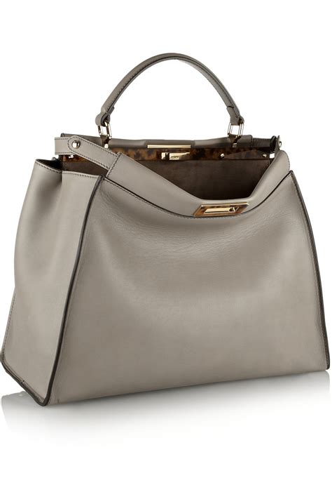 fendi peekaboo medium grey|The Ultimate Bag Guide: The Fendi Peekaboo Bag .